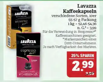 Marktkauf Lavazza kaffeekapseln Angebot