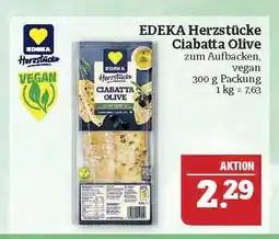 Marktkauf Edeka herzstücke ciabatta olive Angebot