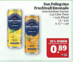 Marktkauf San pellegrino fruchtsaftlimonade Angebot