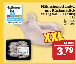 Marktkauf Hähnchenschenkel mit rückenstück Angebot