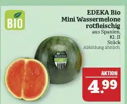 Marktkauf Edeka bio mini wassermelone rotfleischig Angebot