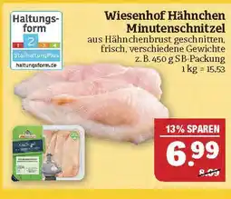 Marktkauf Wiesenhof hähnchen minutenschnitzel Angebot