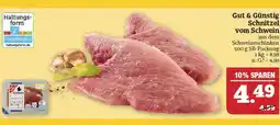 Marktkauf Gut & günstig schnitzel vom schwein Angebot