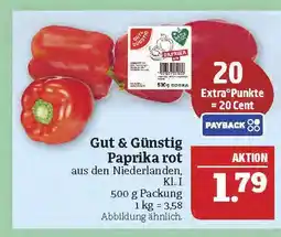 Marktkauf Gut & günstig paprika rot Angebot
