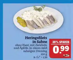 Marktkauf Heringsfilets in sahne Angebot