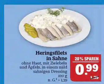 Marktkauf Heringsfilets in sahne Angebot