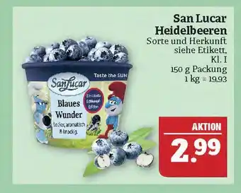 Marktkauf San lucar heidelbeeren Angebot