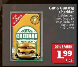 Marktkauf Gut & günstig cheddar Angebot