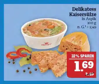 Marktkauf Kaisersülze delikatess kaisersülze Angebot