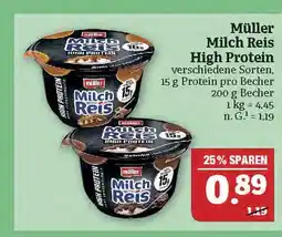 Marktkauf Müller milch reis high protein Angebot