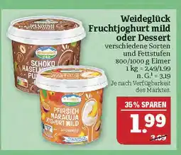 Marktkauf Weideglück fruchtjoghurt mild oder dessert Angebot