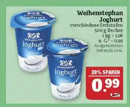 Marktkauf Weihenstephan joghurt Angebot