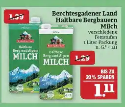 Marktkauf Berchtesgadener land haltbare bergbauern milch Angebot