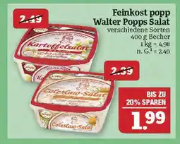 Marktkauf Feinkost popp walter popps salat Angebot