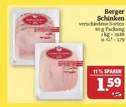 Marktkauf Berger schinken Angebot