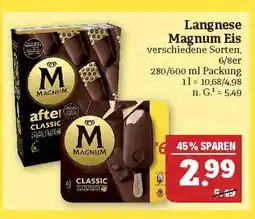 Marktkauf Langnese magnum eis Angebot