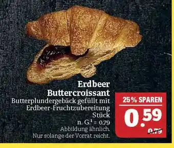 Marktkauf Erdbeer buttercroissant Angebot