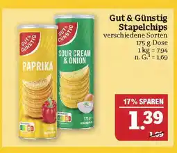 Marktkauf Gut & günstig stapelchips Angebot