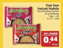 Marktkauf Yum yum instant nudeln Angebot