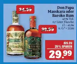 Marktkauf Don papa masskara oder baroko rum Angebot