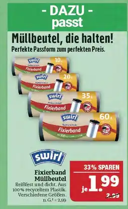 Marktkauf Swirl fixierband müllbeutel Angebot