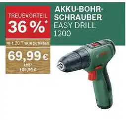 Marktkauf Bosch akku-bohrschrauber easy drill 1200 Angebot