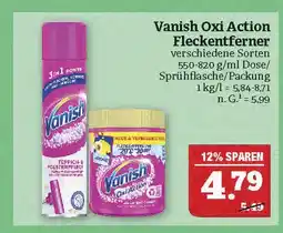 Marktkauf Vanish oxi action fleckentferner Angebot