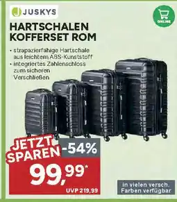 Marktkauf Juskys hartschalen kofferset rom Angebot
