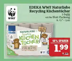 Marktkauf Edeka wwf naturliebe recycling küchentücher Angebot