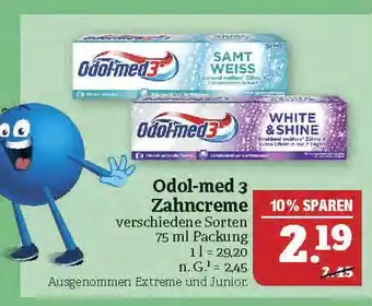 Marktkauf Odol-med 3 zahncreme Angebot
