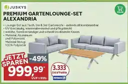 Marktkauf Juskys premium gartenlounge-set alexandria Angebot