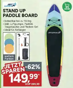 Marktkauf Artsport stand up paddle board Angebot