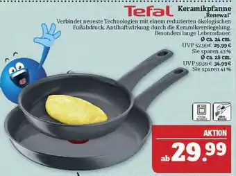 Marktkauf Tefal keramikpfanne renewal Angebot