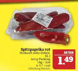 Marktkauf Spitzpaprika rot Angebot