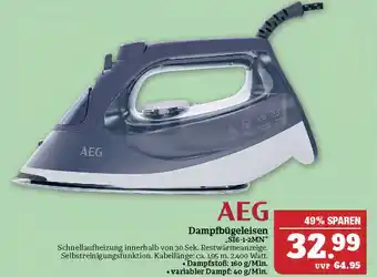 Marktkauf Aeg dampfbügeleisen Angebot