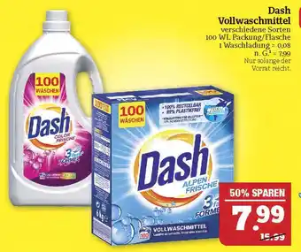 Marktkauf Dash vollwaschmittel Angebot