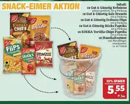 Marktkauf Gut & günstig snack-eimer aktion Angebot