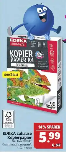 Marktkauf Edeka zuhause kopierpapier Angebot