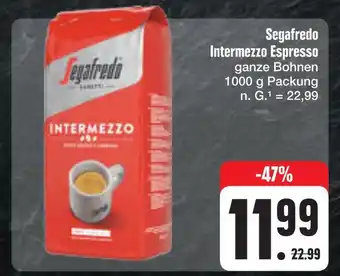 Edeka Segafredo intermezzo espresso Angebot