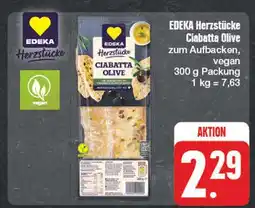 Edeka Edeka herzstücke ciabatta olive Angebot