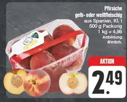 Edeka Pfirsiche gelb- oder weißfleischig Angebot