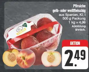 Edeka Pfirsiche gelb- oder weißfleischig Angebot