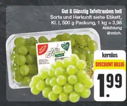 Edeka Gut & günstig tafeltrauben hell Angebot