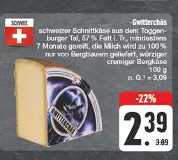 Edeka Schweiz gwitterchäs Angebot