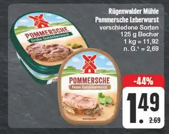 Edeka Rügenwalder mühle pommersche leberwurst Angebot