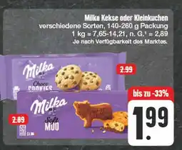 Edeka Milka kekse oder kleinkuchen Angebot