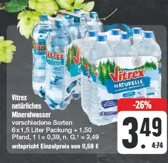 Edeka Vitrex vitrex naturelle oder vitrex medium Angebot