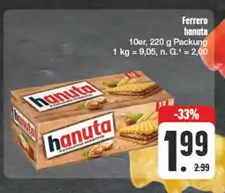 Edeka Ferrero hanuta Angebot