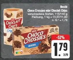 Edeka Nestlé choco crossies oder choclait chips Angebot