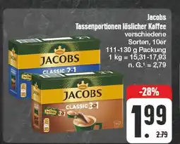 Edeka Jacobs classic 2-1 oder classic 3-1 Angebot